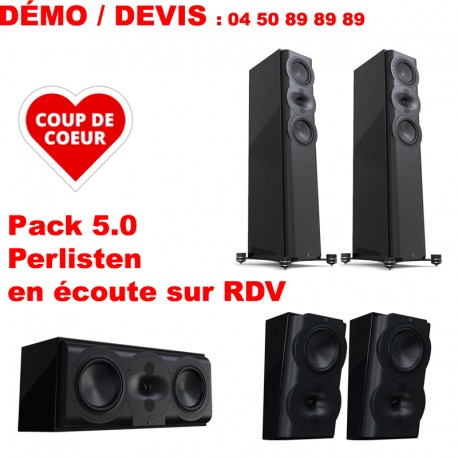 Pack 5.0 Perlisten d'occasion (2 R5t, 1 R5c, 2 R4s)