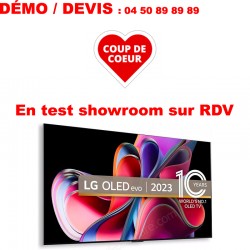 LG gamme OLED evo G3 en 65 pouces : TV 4K OLED65G3 2023