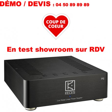 Keces Audio P6 : alimentation linéaire à double sortie de 2 x 3A