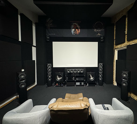 Home Cinema 9.6.4 en salle dédiée